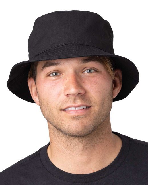 Big Accessories BA642 Lariat Bucket Hat Doba OS BLACK